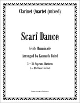 Scarf Dance Clarinet Quartet P.O.D. cover